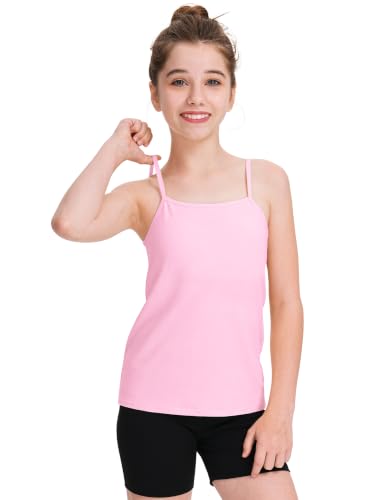 Image of BOOPH Girls Camisole Undershirts Kids Cotton Tank Tops Training Bra