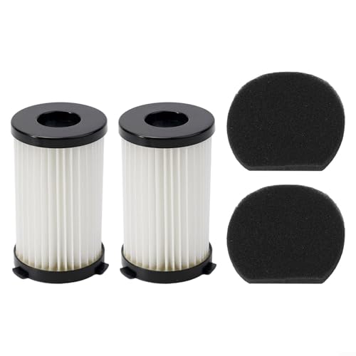 Paquete de 2 filtros de repuesto para aspiradora BS1948cb forAriete Escoba eléctrica Handy Force 2761 2759 RBT Aspiradora lavable reutilizable Filtro Accesorios Piezas de repuesto Material plástico