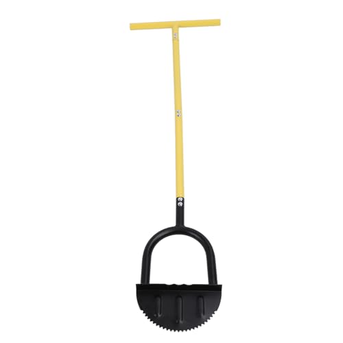 JAOCDOEN Moon Edger Edger Manual Half Moon Lawn Edger with T Handle for Gardening Farming