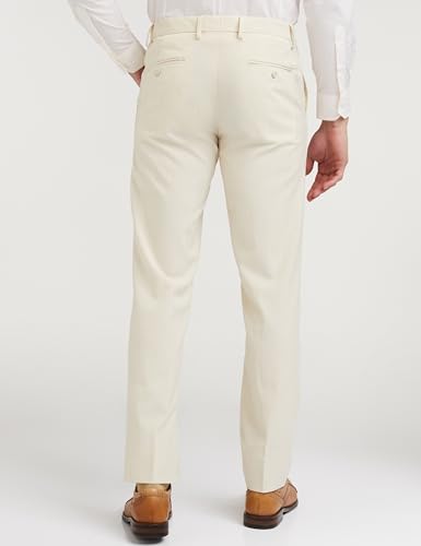 Image of Peter England Men's Slim Fit Mid Rise Solid Formal Trouser