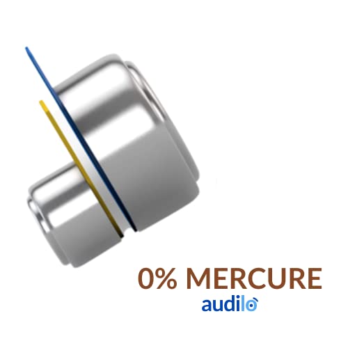 Hörgerätebatterien Audilo Premium Größe 312 (Braun, PR41)