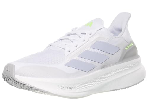 Image of adidas Women's Ultraboost 5X W FTWR whiteViolet Tone /Hi-res Yellow 8.5 US