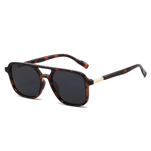 Lunettes de soleil vintage de créateur pour homme avec verres dégradés chic