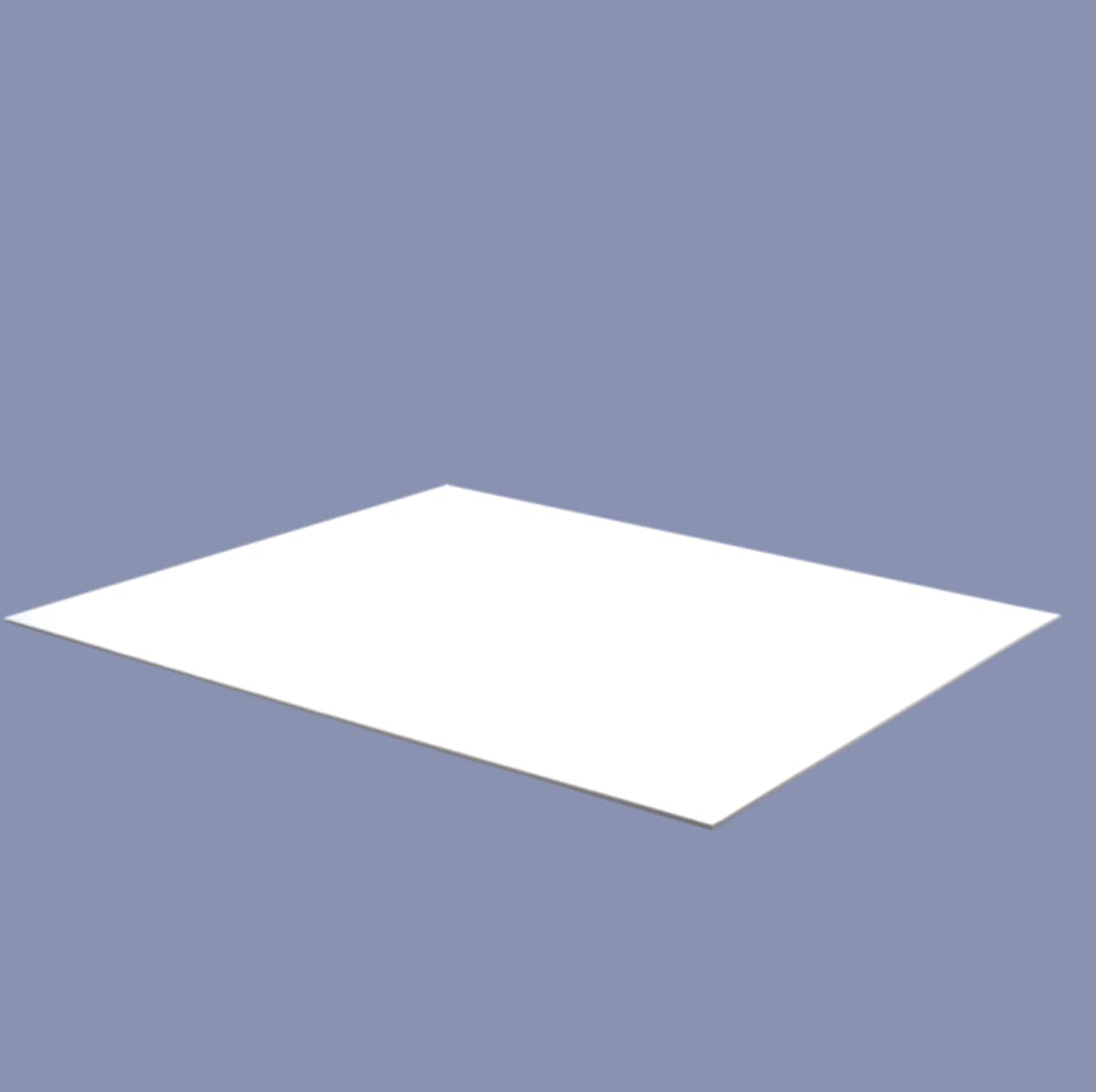 Carton plume 5 mm blanc 100 x 70 cm