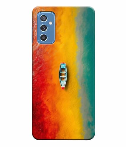 Image of Printed Hard Back Case Cover & Compatible for Samsung Galaxy M52 5G | Nature Vector Art (Multicolor) - D1207