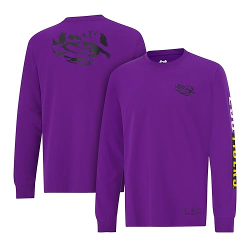 Camiseta de manga larga NCAA Showtime para hombre de algodón transpirable