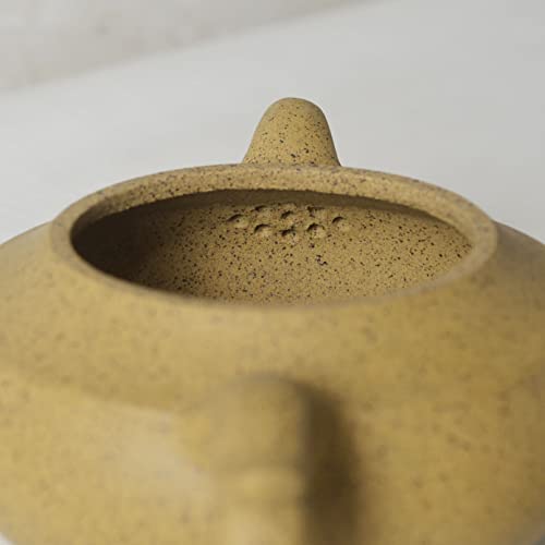 Image of Chinese Zisha Teapot Clay Sesame Mud Tea Pot for Home Office (Hanyun) | yixing clay teapot brew tea leaves Gongfu tea