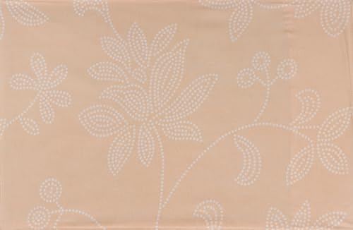 Image of IVAZA Turkish Cotton 280 TC Super Soft Warm Bedsheet Set for Single Size Bed, Durable bedsheet with 1 Pillow Cover Apricot