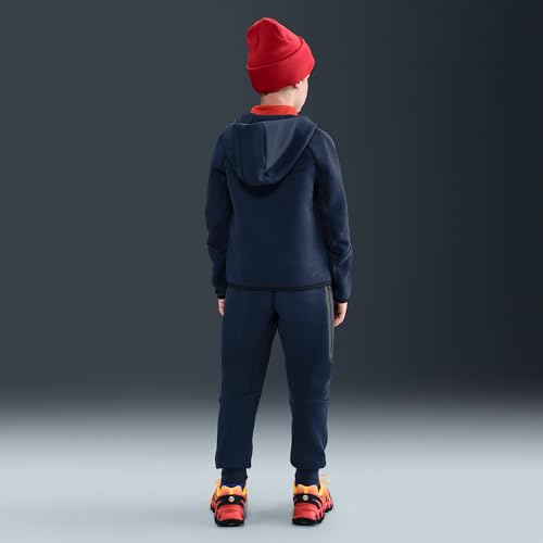 Nike Sportswear Tech Fleece Big Kids' Joggers (Obsidian/Black/Black)4