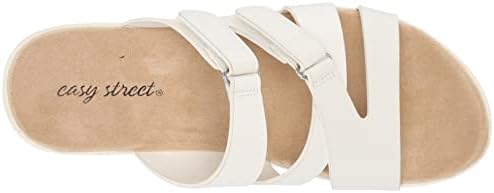 Easy Street Women's Koda Wedge Sandal, White, 7.5 X-Wide | Image 4