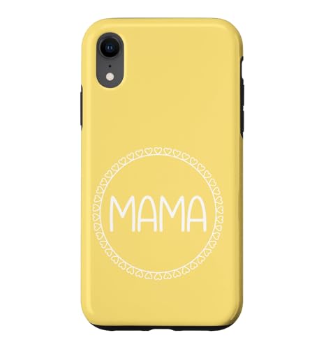�C�G���[ - Mama Heart ���[�X �~�j�}���X�g �T�[�L�����[ ���u �X�}�z�P�[�X iPhone XR �p