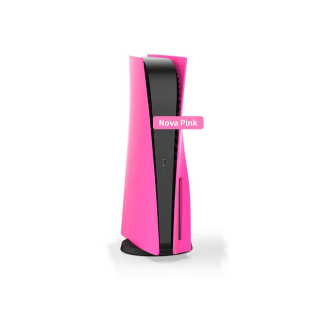PS5 - Funda protectora para consola PS5 (rosa)