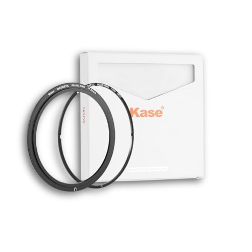 Anillo Adaptador Magnético de Rosca Kase 77 mm, Anillos Adaptadores Magnéticos a Roscados para Lentes de Cámara, Perfil Ultra Delgado de 3,4 mm, Diseño de Desenganche Rápido, Compatible con Filtros UV, CPL y ND