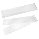 PH PandaHall 100 Stück Lang Plastik Hüllen, 130x15.4 cm Poster Poly Beutel Klar Plastik Aufbewahrung Hüllen Blaupause Aufbewahrung Rohr für Schmal Artikel Poster Schutz