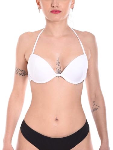 Costumi Bianco F21-1903WH BIANCO XL fini la transparence avec ce maillot blanc opaque