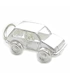 Plata esterlina .925 Dije Mini Auto en plata .925 x 1 Dije Auto Minis autos -SFP