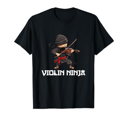 violín ninja tocando Violín Camiseta