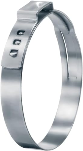 OCS Parts - Oetiker 16700310 Stepless Ear Clamps, Stainless Steel, 44 mm Size, Includes OCS Parts 2-Year Warranty (20-Pack)