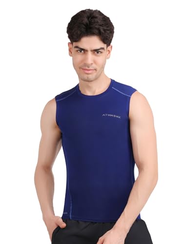 Image of Compression Vest Tank Body Shaper Without Sleeve for Men - Gym Shirt for Men Men Shapewear - Keep Dry Tight Skin Fit - Breathable Inner for Men Sports Wear Workout Gym Sports