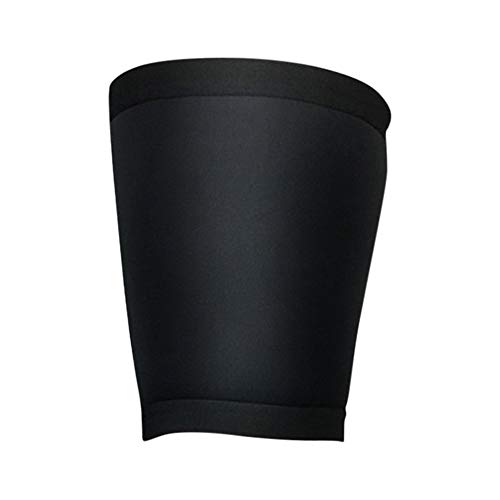 ghfashion Sport Stretch Sleeve Unisex Kompressions-Beinschutz für Beine, Oberschenkelbandage (1 Stück Nr. 1 Paar) L Schwarz