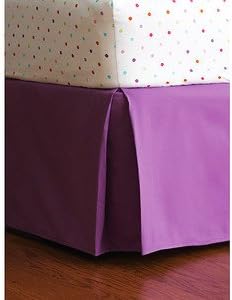 My World Purple Bedskirt Fits Full Size Bed