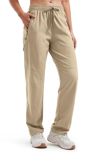 Libin Women's Hiking Pants Lightweight Quick Dry Cargo Pants Casual Safari Work Travel Clothes Petite/Regular/Tall