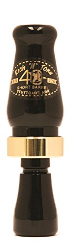 RNT 40th Anniversary Short Barrel Duck Call (Black)