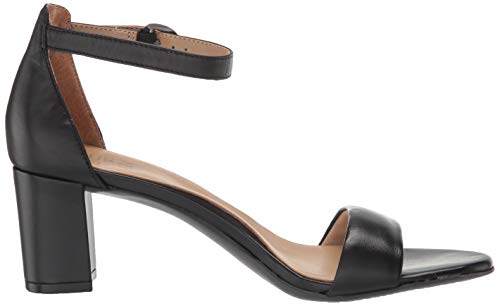 Naturalizer Womens Vera Ankle Strap Block Heel Dress Sandal ,Black Leather,8.5M #TOP5