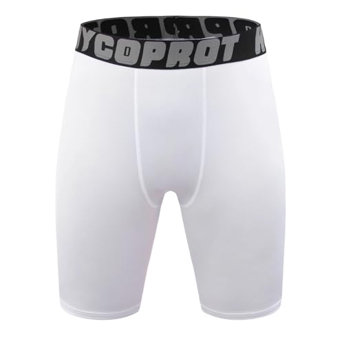 HYCOPROT Youth Boys' Compression Shorts, Performance Athletic Base Layers Sports Underwear for Basketball Football2
