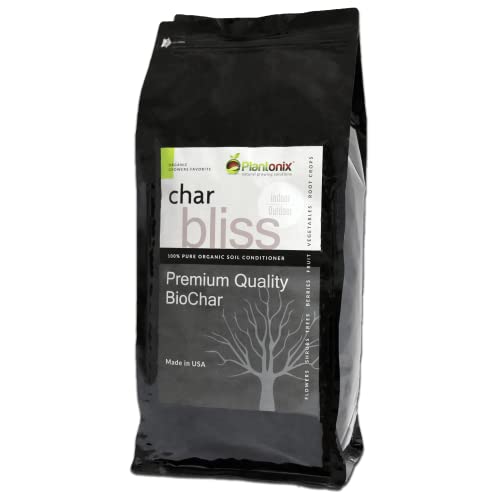 Char Bliss - Premium Biochar Organic Fertilizer Supplement - All Natural Soil Enhancer For Stimulating Plant Growth! Great For Potting And Gardening! (1 Cubic Foot) #TOP8