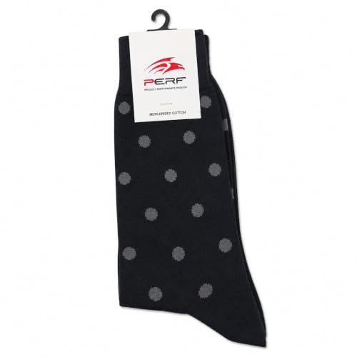 Image of PERF Full-Length Socks | Breathable Fabric | Stretch Comfort | Reinforced Welt | Long-Lasting Wear | Ideal for Work & Daily Use