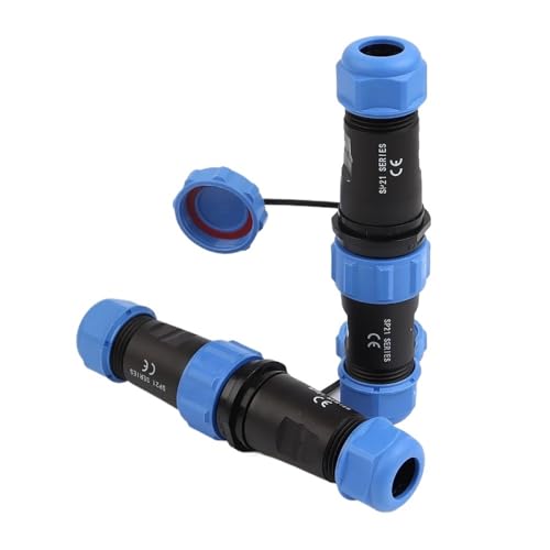 SP21 Docking Type Cable Wire Connector IP68 Welding Plugs Socket Male Female 2/3/4/5/7/9/12 Pins(SP21-5D)