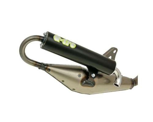 q-tre – tre Pot d'échappement compatible pour Peugeot Ludix Snake, Trend, New Viva City, Speedfight 3 AC, LC 50