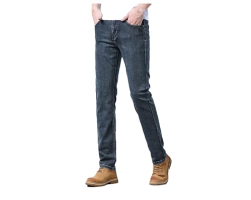 Men's Slim Fit Stretch Denim Jeans Lightweight Classic Casual Stylish Pants for Everyday Comfort