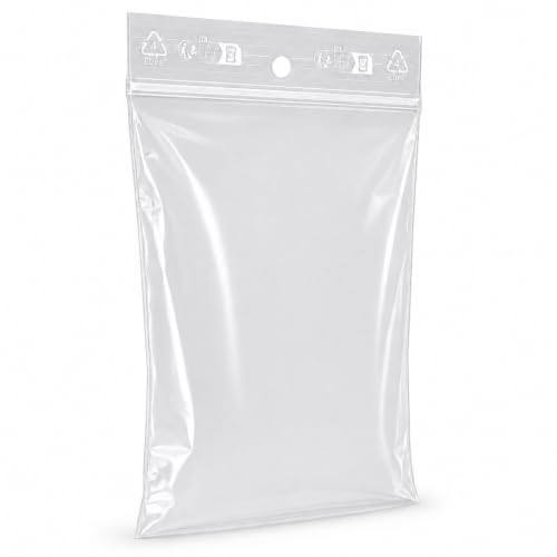 PACKY - Sachet Zip 4x6 Cm - 100 Pièces - Sachet Plastique Transparent - Ziplock Bag