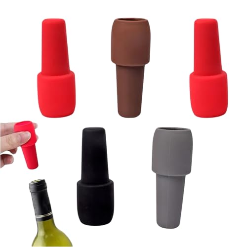Tapones de champán | Tapones de silicona para vino, tapón de botella, para cocina, bar, fiesta, reunión de bebidas, boda, vacaciones, champán, cerveza