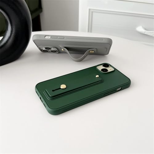 Coque iPhone XS Max avec anneau support magnétique vert pure