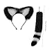 Ears Headband And Tail Pendant For Cosplay Lover Stylish Bag And Backpack Decoration Fashionable Accessories Car Charm