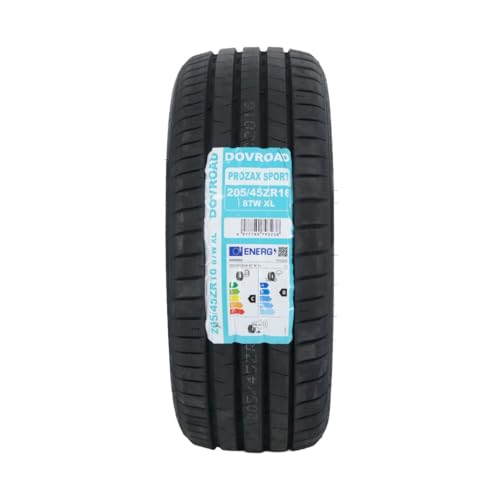 205/45ZR16 DOVROAD Prozax Sport 87W XL Summer Performance Tyre – Extra Load, High-Speed Grip, B Wet Grip, 71 dB Noise – Economy UHP Replacement Tyre for Cars - 205 45 16 (1)