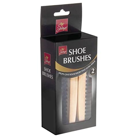 Jump Shoe Polishing Brushes 2 Pieces Pack Set Cover