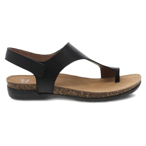 Image of Dansko Reece Sandal for Women - Memory Foam and Cork Footbed for Comfort and Arch Support - Lightweight Rubber Outsole for Long-Lasting Wear with Hook & Loop Strap