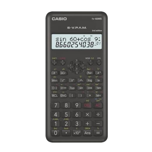 Casio FX-82MS-2-S-ET-B, Calculadora Científica, 1, Gris Oscuro