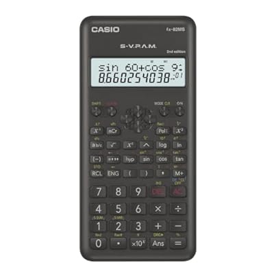 Casio FX-82MS-2-S-ET-B, Calculadora Científica, 1, Gris Oscuro | Ya disponible en tu tienda friki favorita! En mundofriki.es!