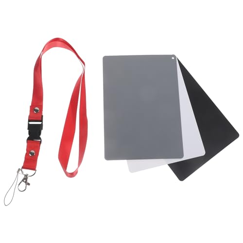 Gadpiparty Versatile Grey Balance Card 18% Grey for Photography Straps for White Balance Exposure and Camera Calibration/Compatible