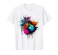 Art Supplies design. A colourful splash art design in splatter look. Perfect if you like abstract shapes and colours. Lightweight, Classic fit, Double-needle sleeve and bottom hem