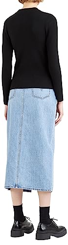 Levi's Crew Rib Sweater Caviar, Maglione Donna, Caviale, L - 9