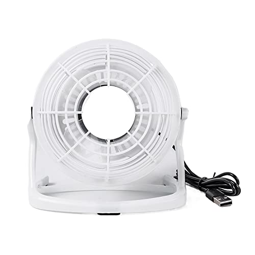 SMTYXS Ventilador silencioso USB Universal for oficina, hogar, PC, ventilador de refrigeración verano, Mini giratorio con 4 aspas Viento Fuerte(White) SMTYXS Ventilador silencioso USB Universal for oficina, hogar, PC, ventilador de refrigeración verano, Mini giratorio con 4 aspas Viento Fuerte(White)
