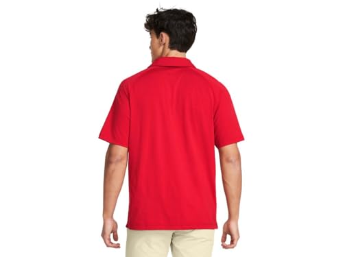Image of Under Armour Mens Title Polo - Fast Drying SM Red-White