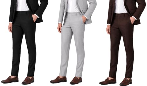 Image of Mens Formal Pant | Comfortable Cotton Trousers for Office and Business Wear