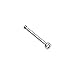 FreshTrends 1.5mm Sparkle Stainless Steel Nose Ring Bone 20G